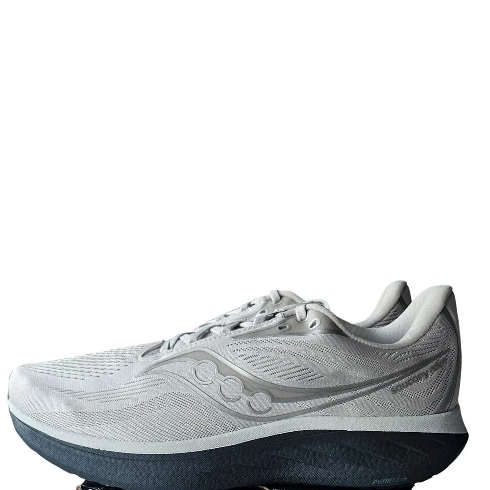 Saucony Ride 18 Mens Running Shoes Cloud Shadow Grey S21000-103 Size 14